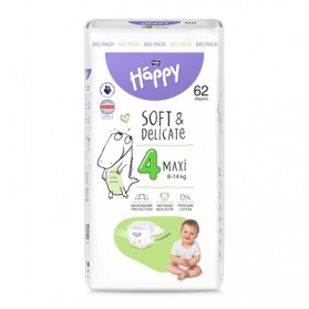 Happy Fraldas Nº 4 x 66 fraldas