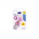 Chicco Pack Chup. Physio Micro Rosa 0-2M + Clip