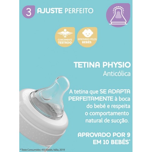 Chicco - Tetina Physio Flujo Rápido 2 Uds. 4m+, Unisex & Perfect 5